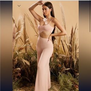 Oh Polly Blush Jumpsuit